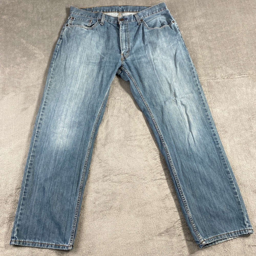Levis 559 Jeans Mens 38x32‎ Blue Relaxed Straight Medium Wash Denim Pants Grunge